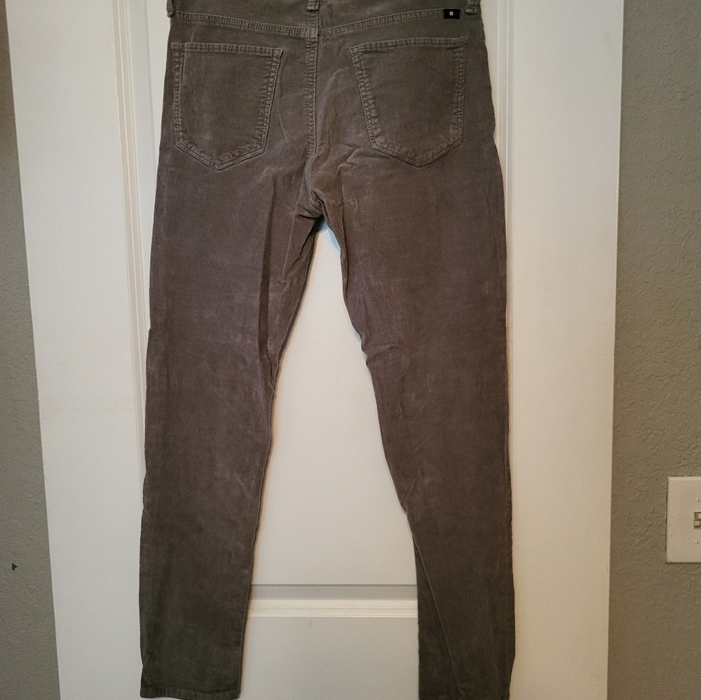 Lucky Brand corduroy brownish/grayish Brooke skinny jeans, Size 8/29, EUC - Picture 2 of 6